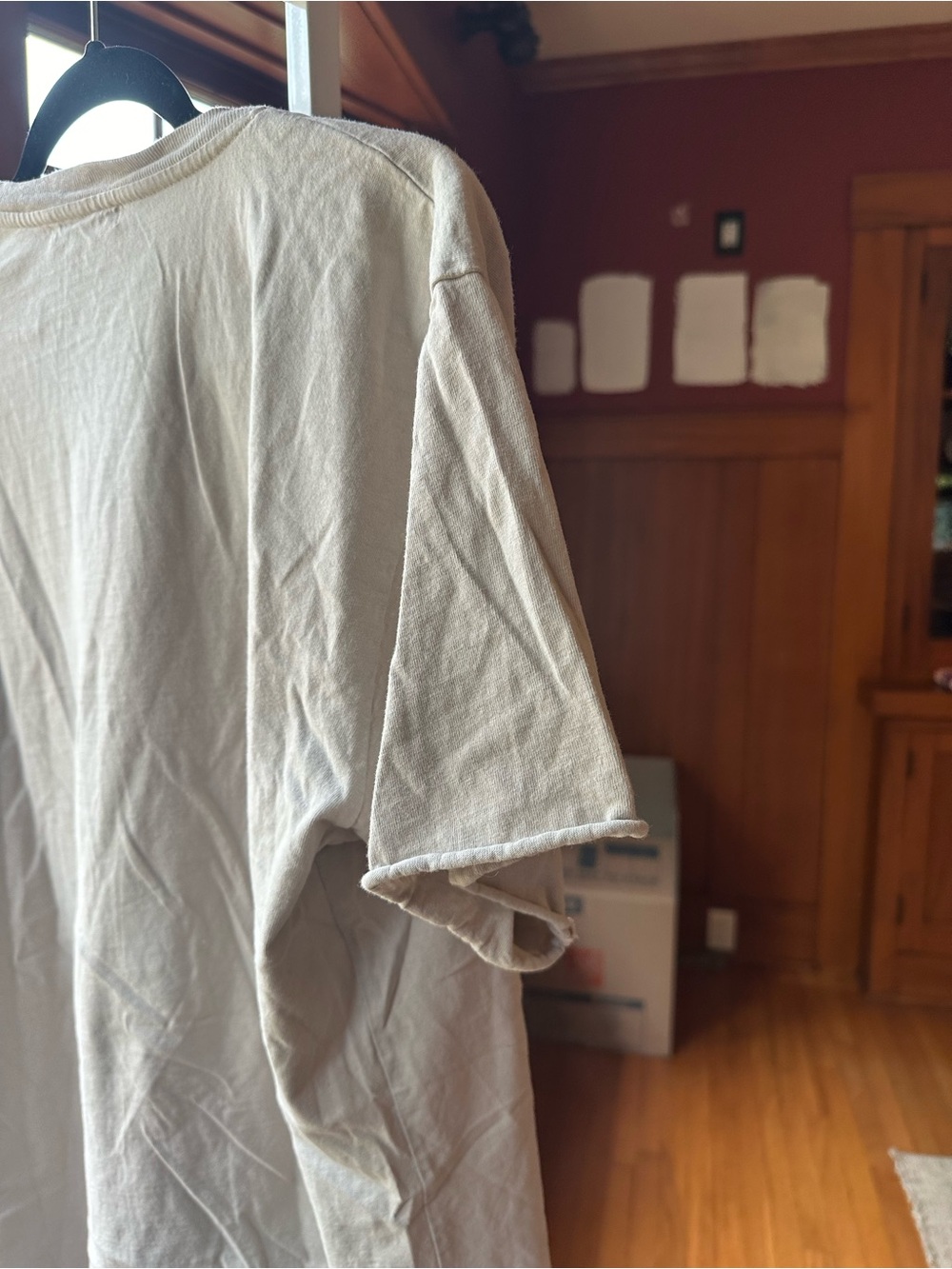 John Elliott Short Sleeve Crewneck T-Shirt - Light Taupe - Picture 4 of 6